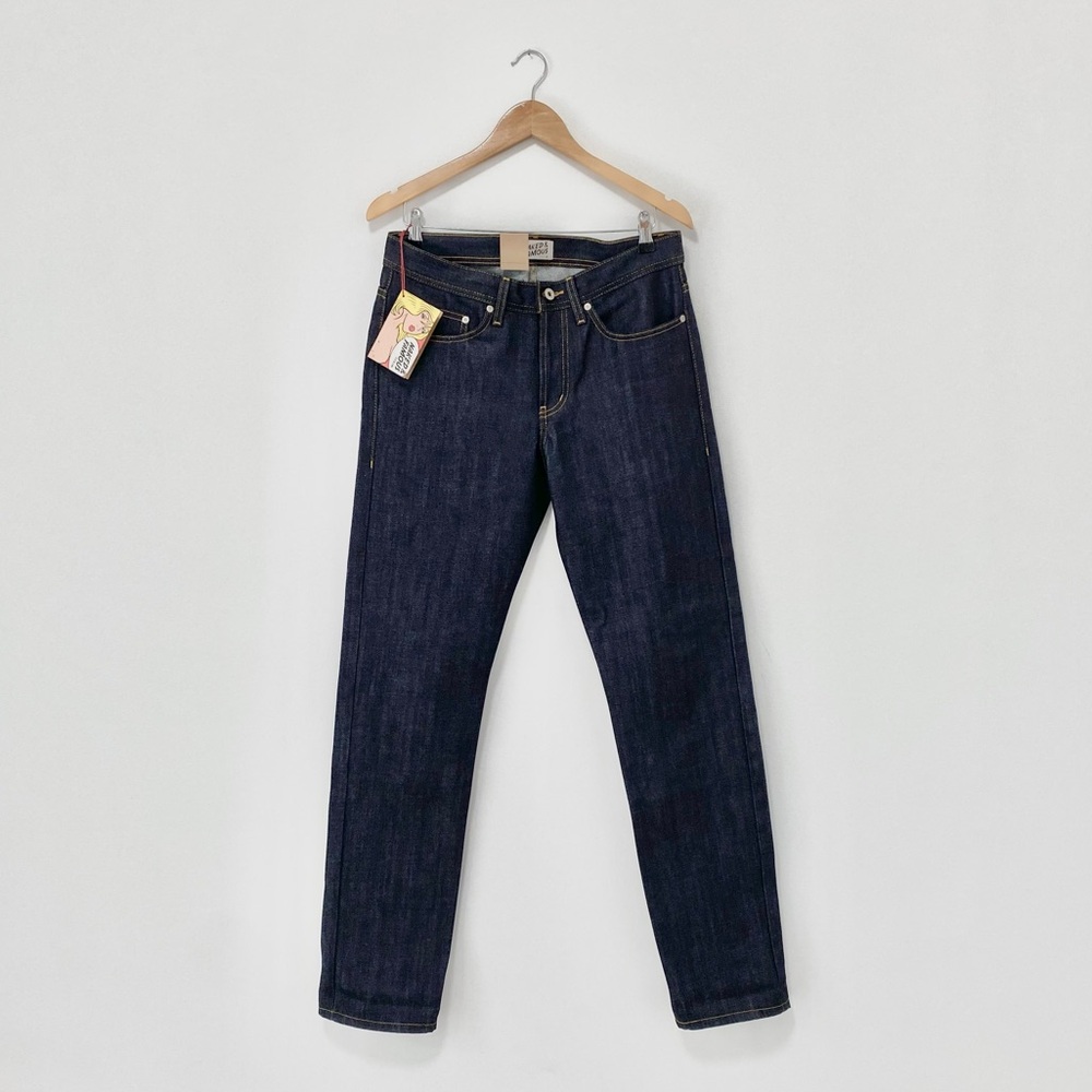 NWT Naked & Famous Weird Guy Mid-Rise Tapered Japanese Raw (not Selvedge) Jean